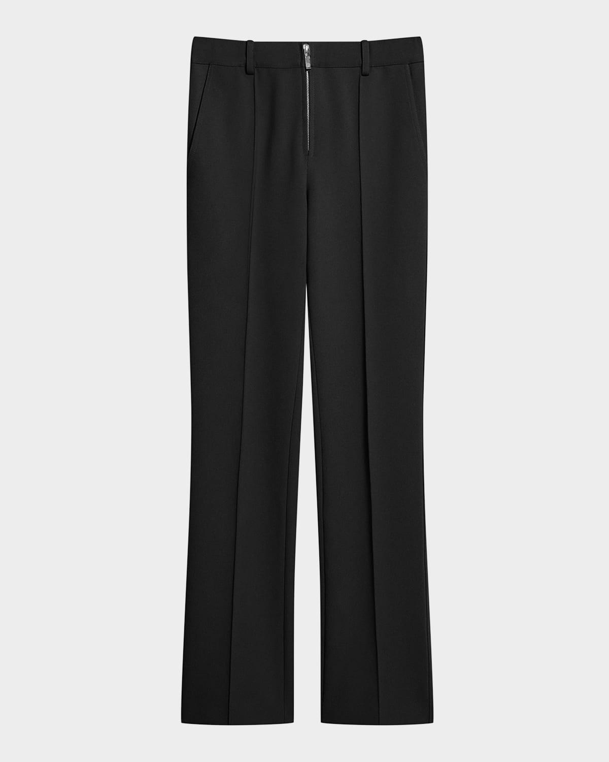 straight slim pants