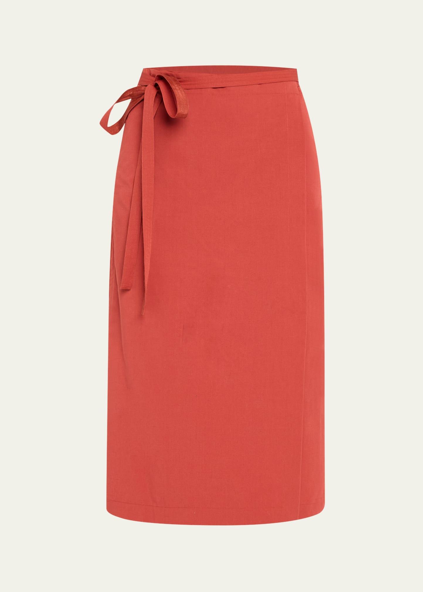 straight wrap skirt