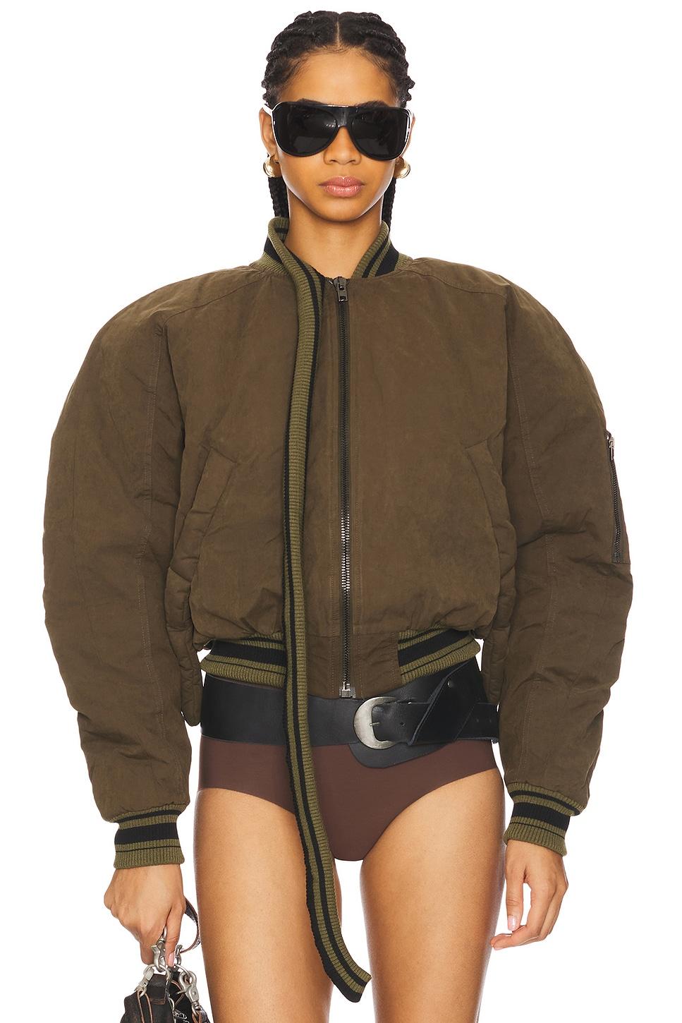 strap bomber jacket