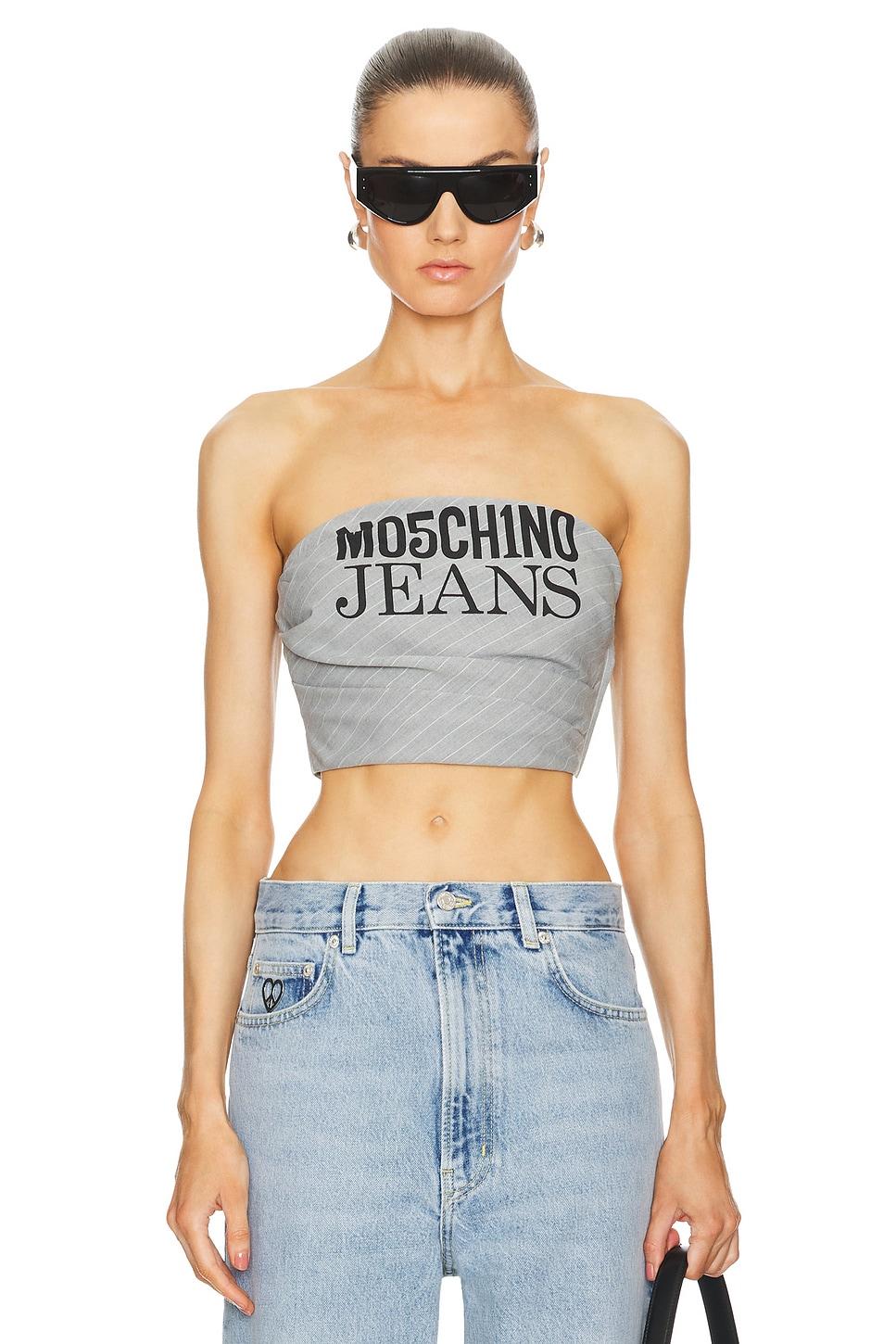 strapless crop top