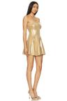 strapless grace mini dress