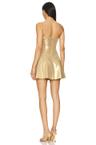 strapless grace mini dress