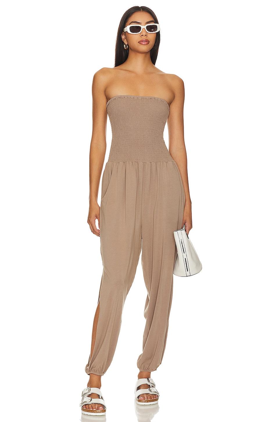 strapless jumpsuit
