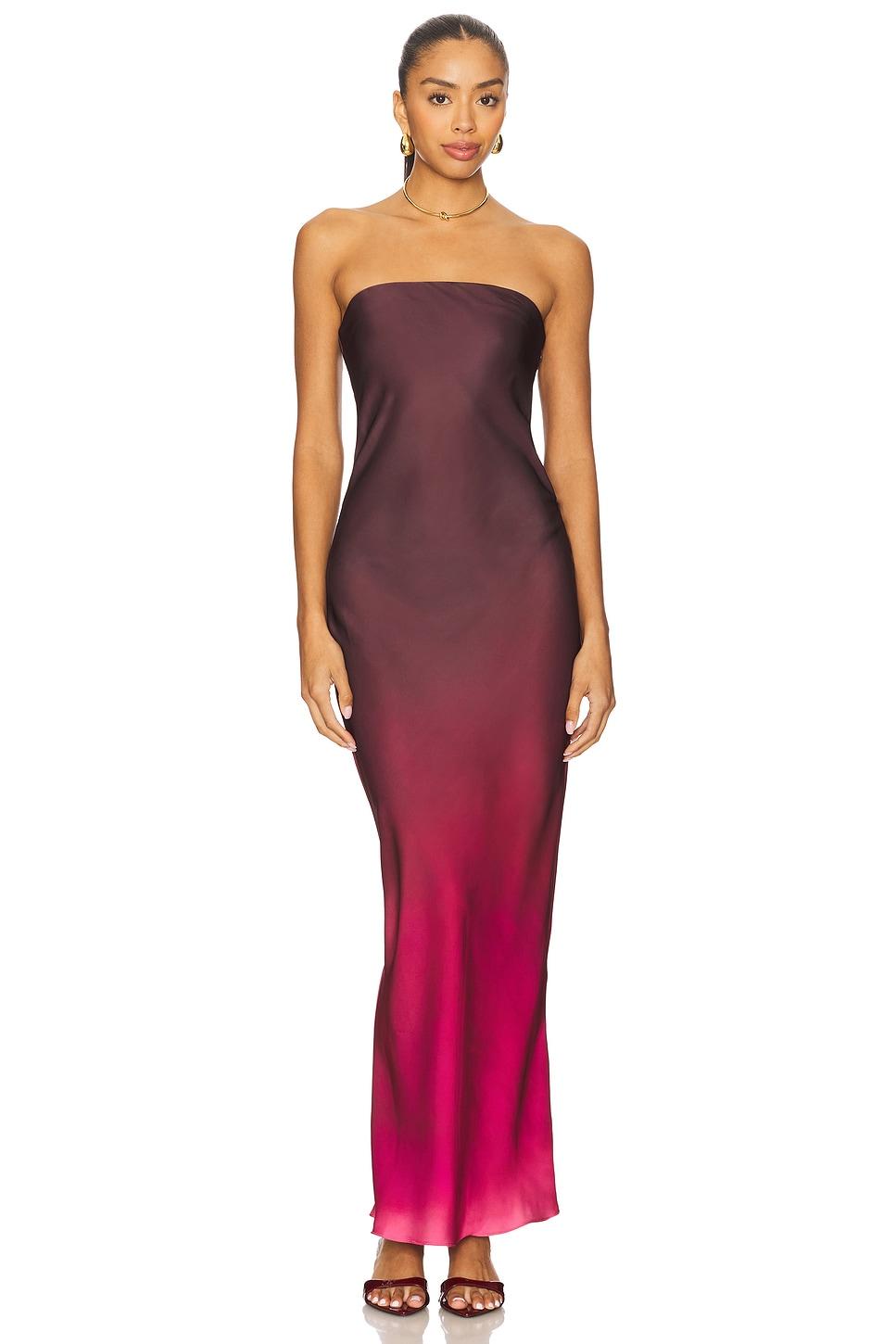 strapless maxi dress