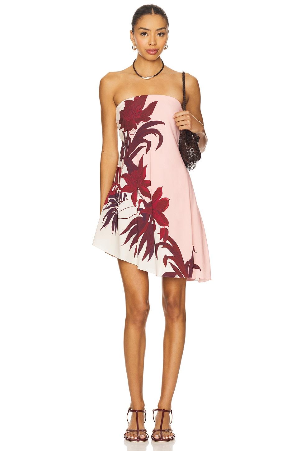 strapless mini dress