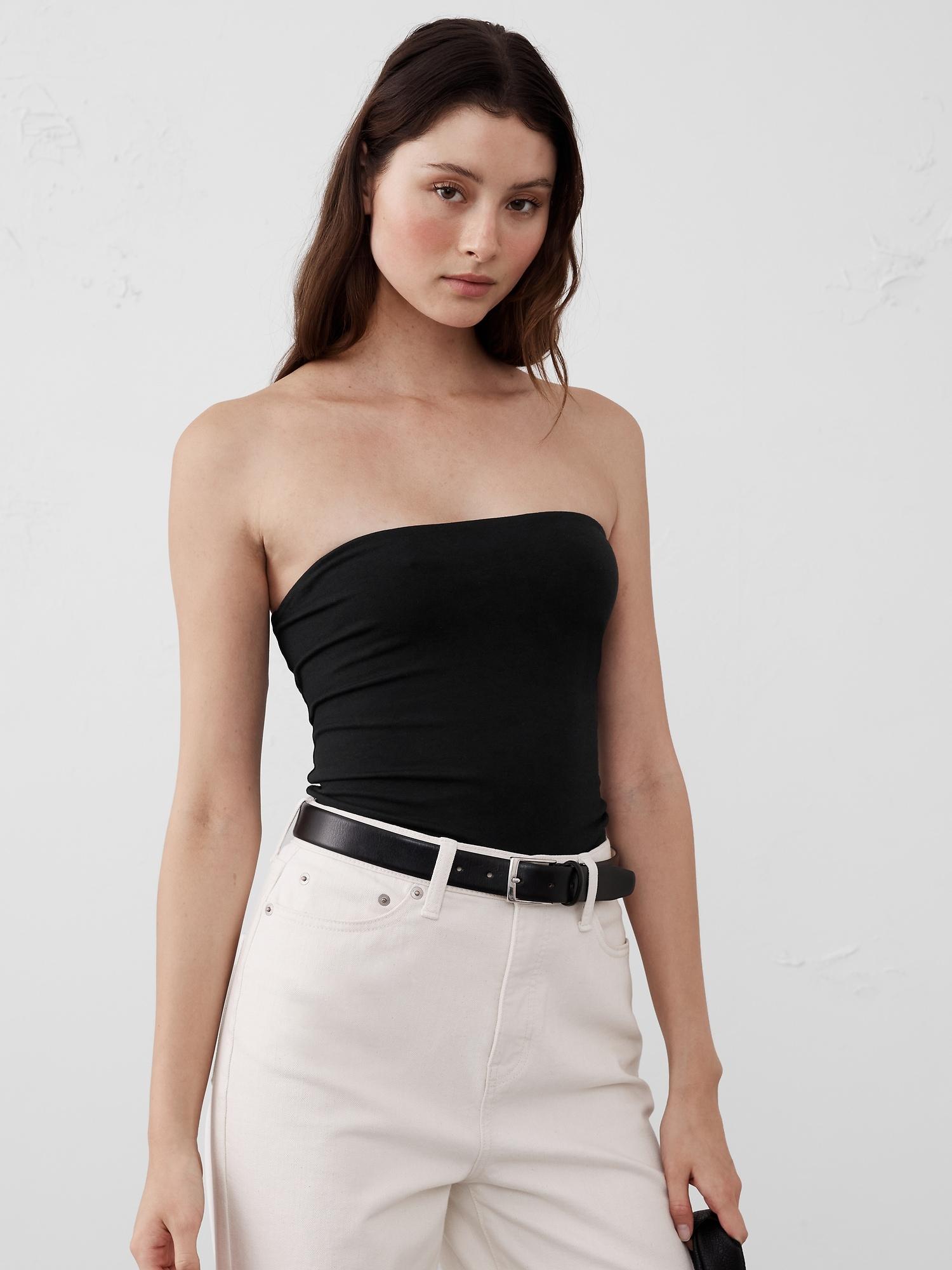 strapless soft stretch top