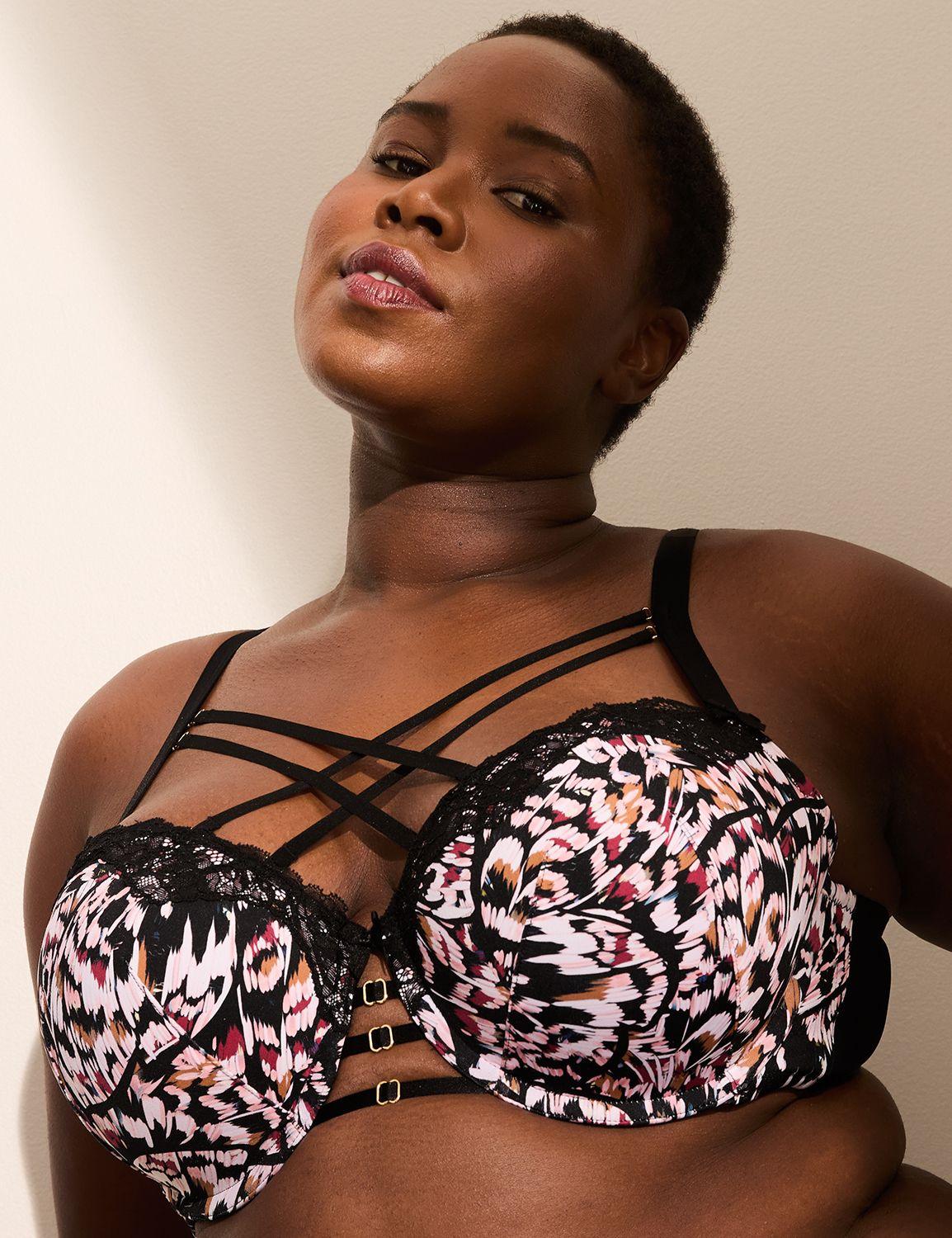 strappy-front boost balconette bra