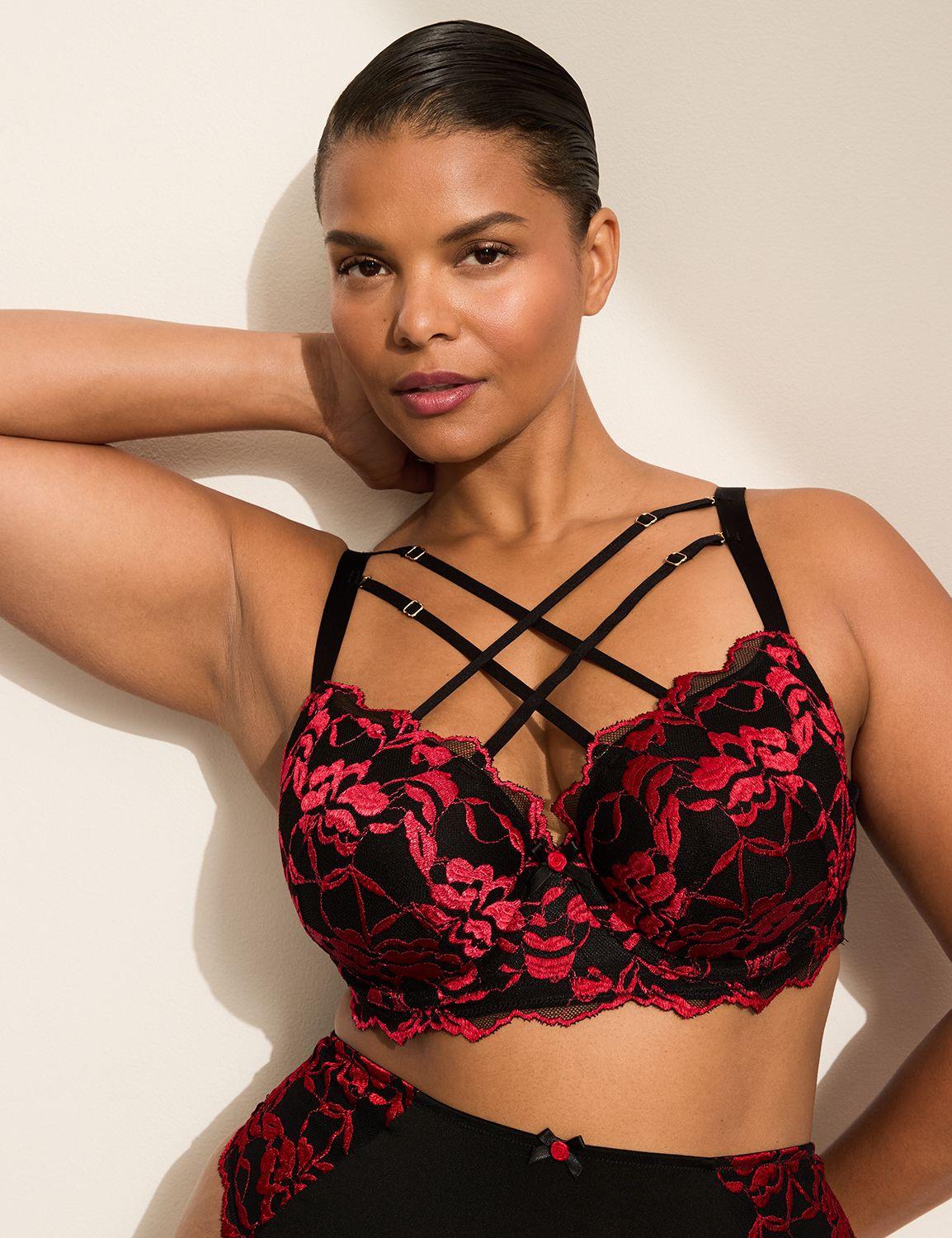 strappy-front boost balconette bra