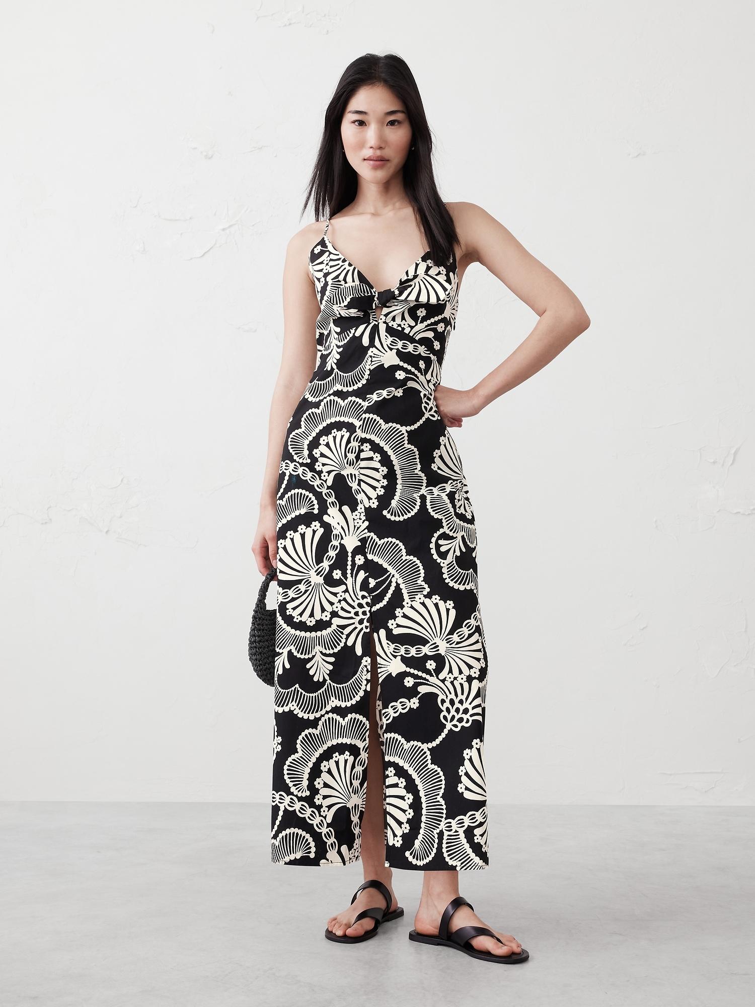 strappy maxi dress