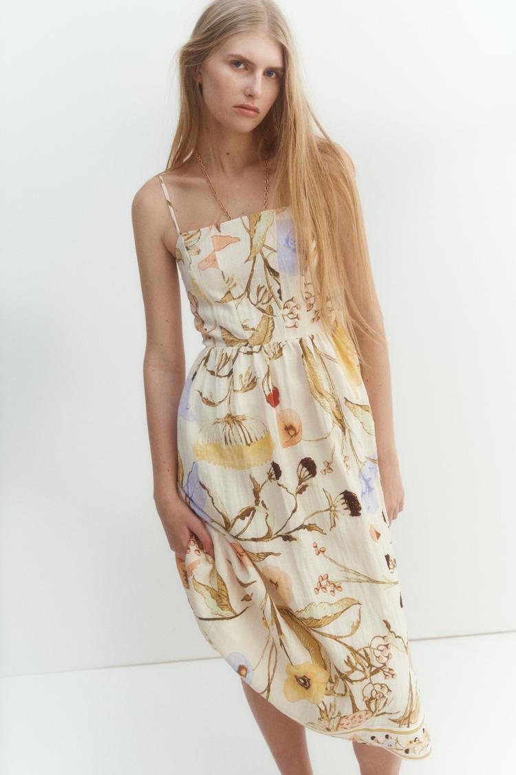 strappy midi dress