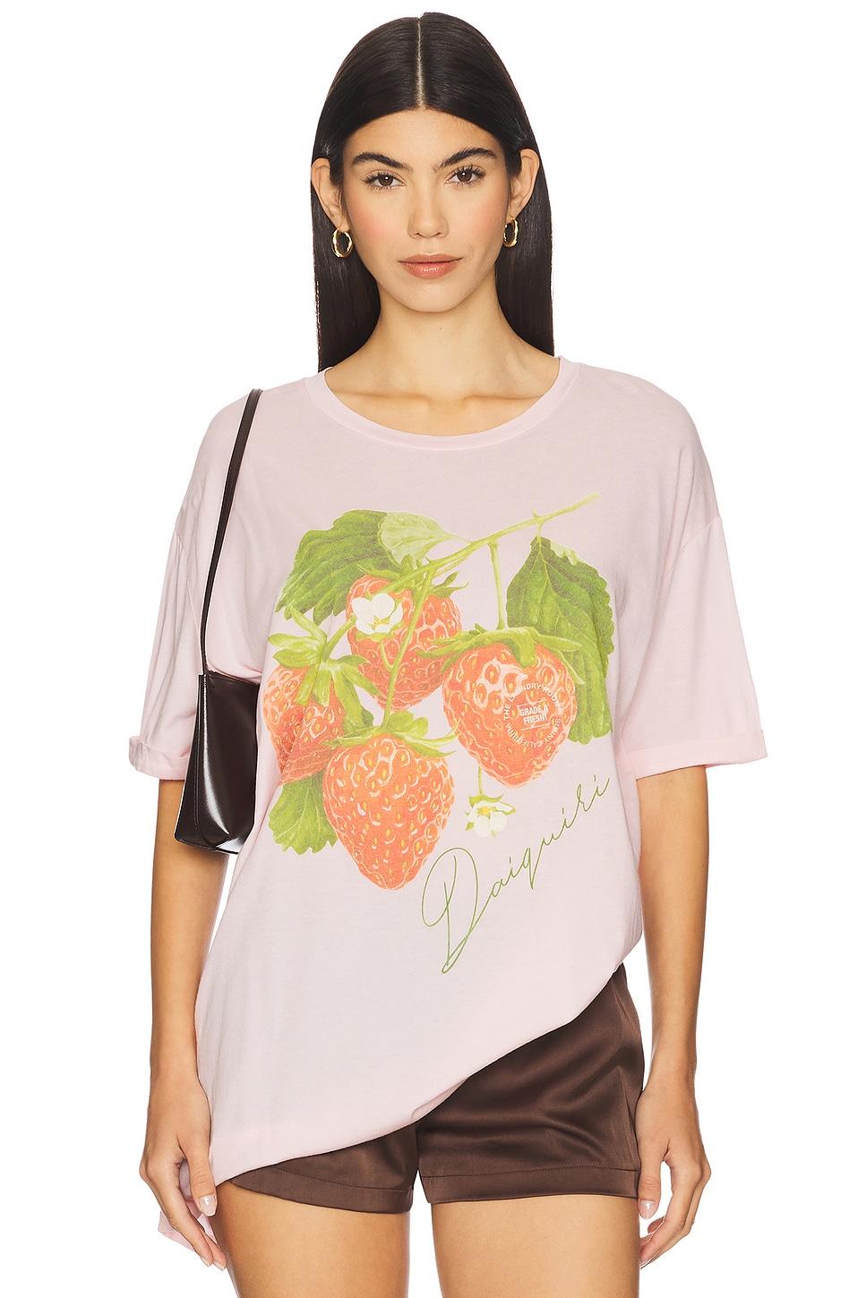strawberry daiquiri oversized tee
