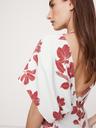 stretch-crepe asymmetrical open-back maxi dress