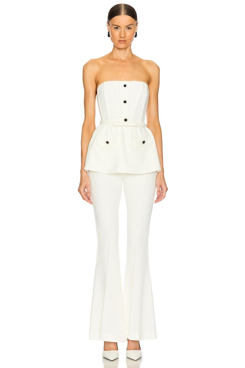 stretch crepe jumpsuit