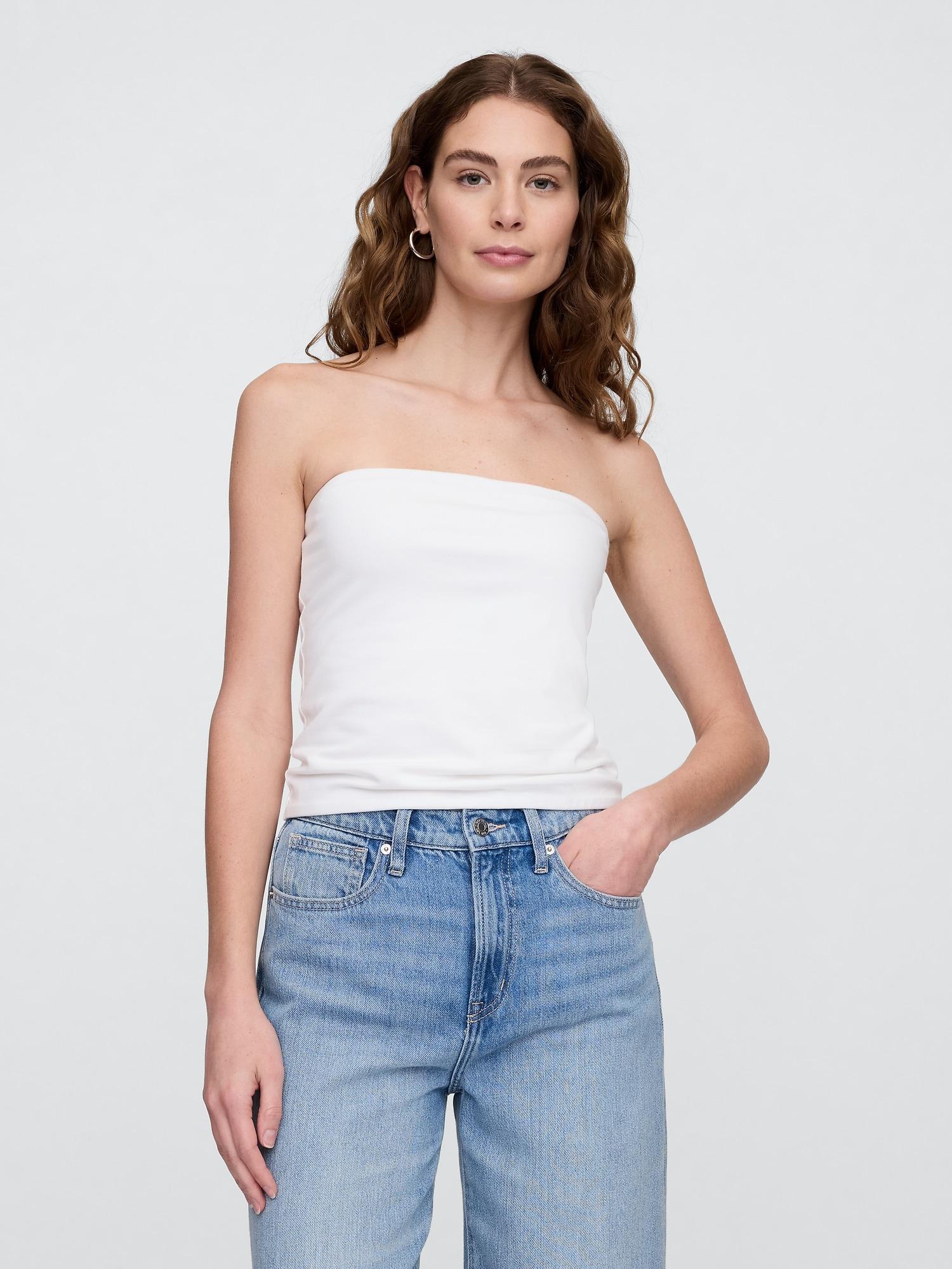 stretch jersey tube top