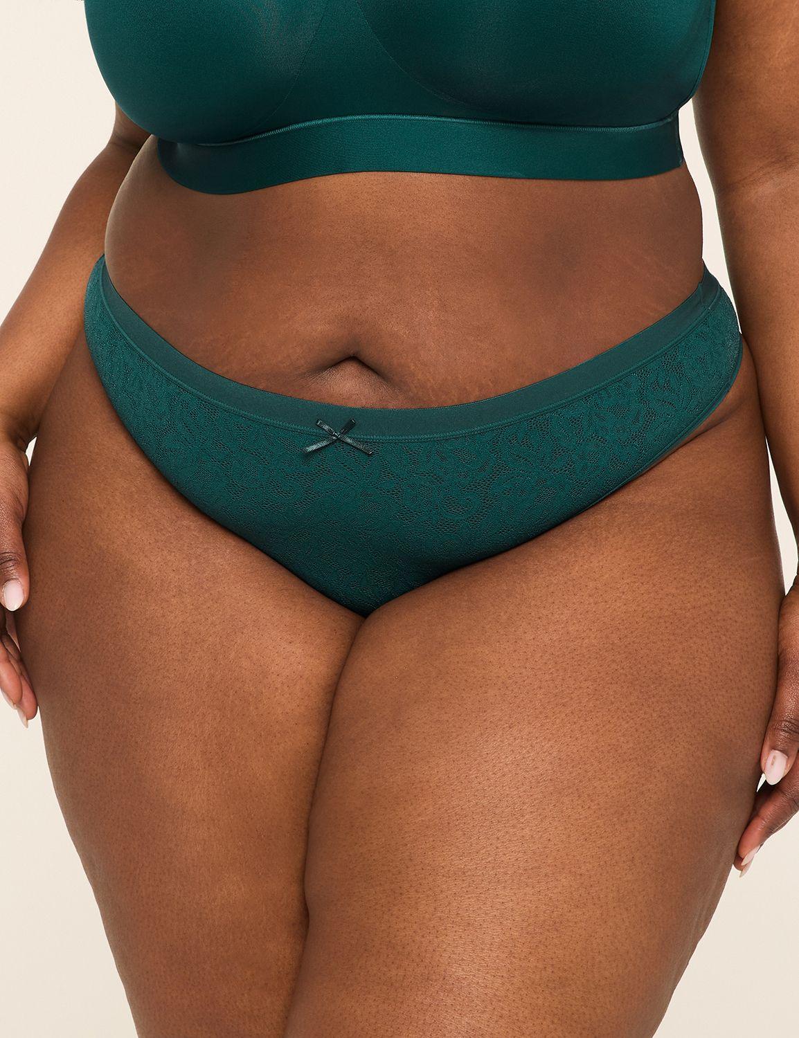 stretch lace thong panty