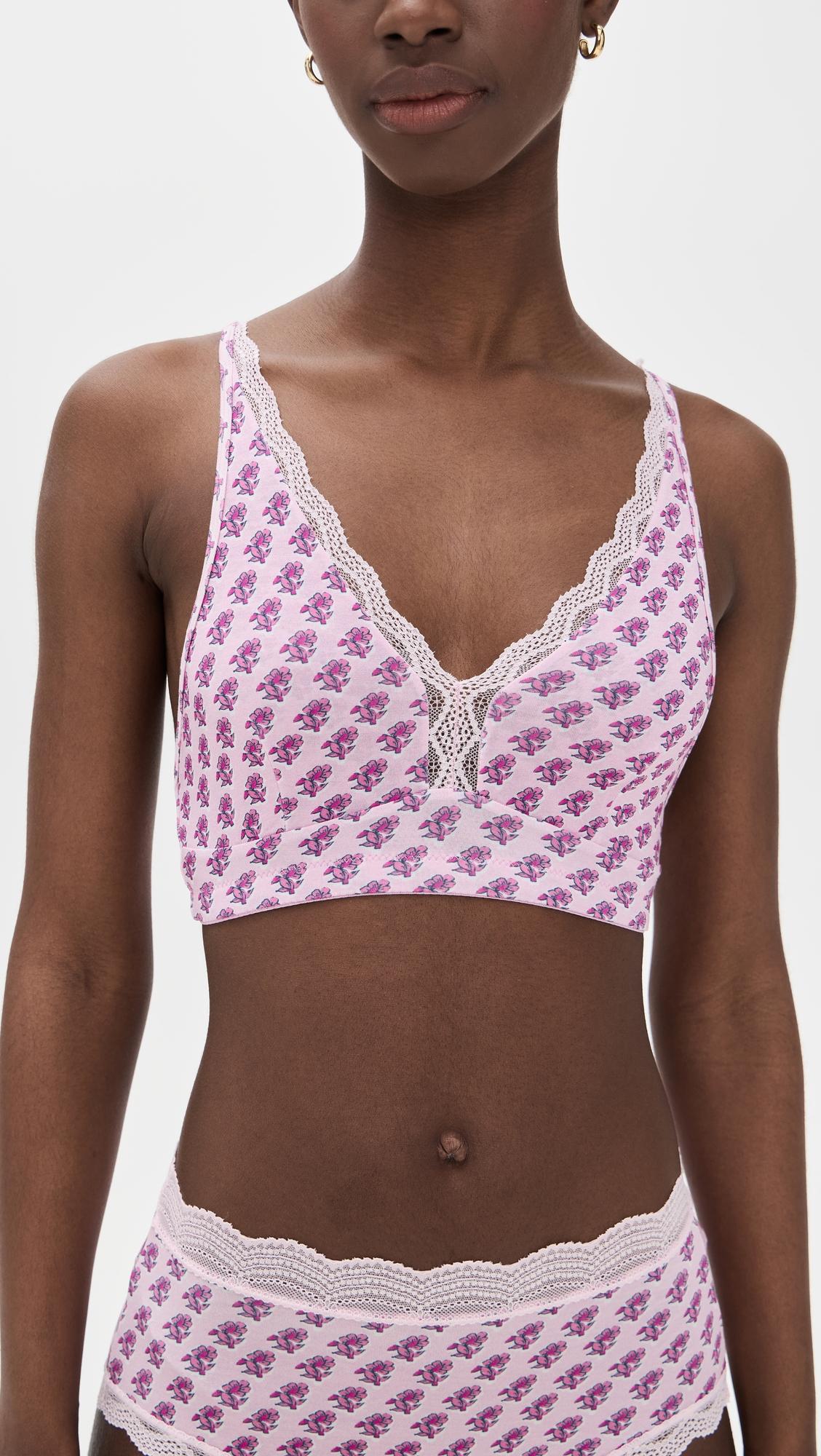 stripe & stare x marea the lace plunge bralette