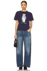 stripe bear tee