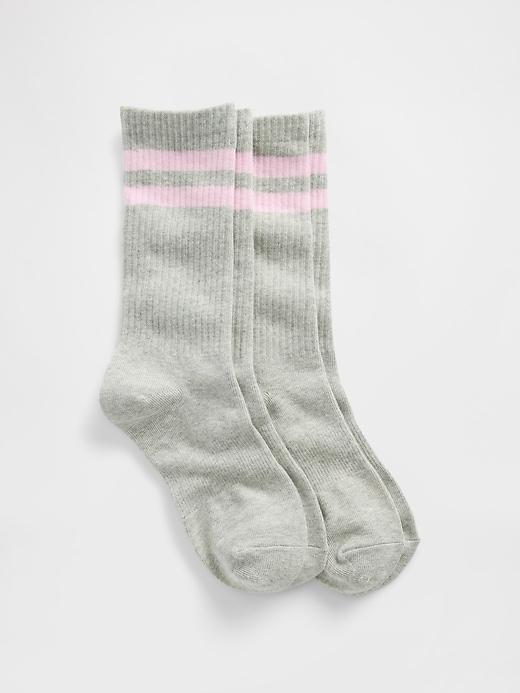 stripe crew socks (2-pack)