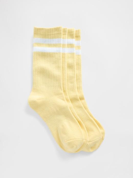 stripe crew socks (2-pack)