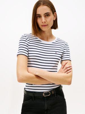 stripe crewneck favorite t-shirt