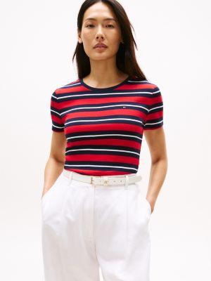 stripe crewneck t-shirt