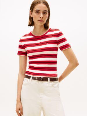 stripe crewneck t-shirt