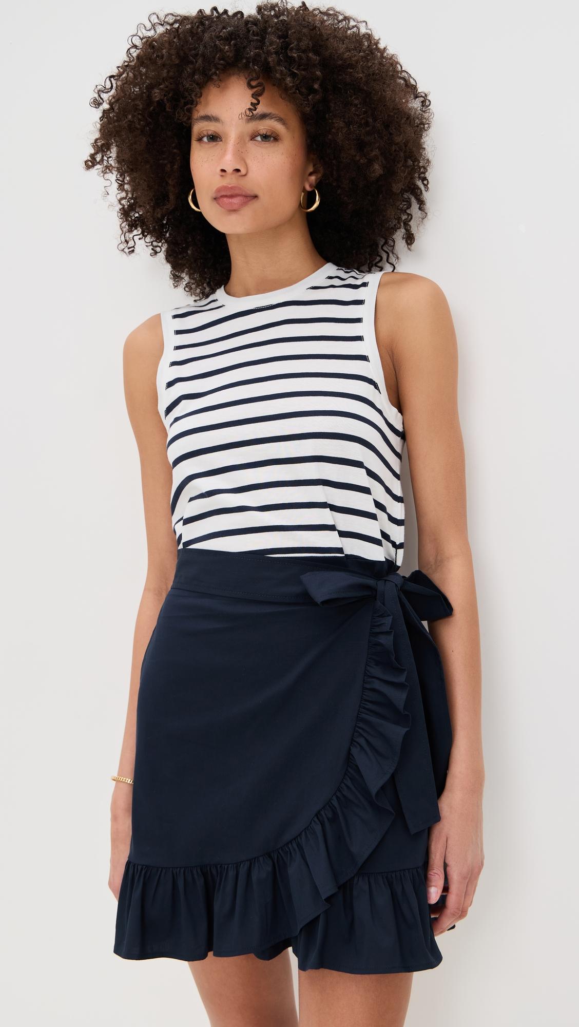 stripe mahlia dress
