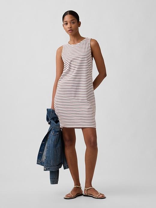 stripe mini tank dress