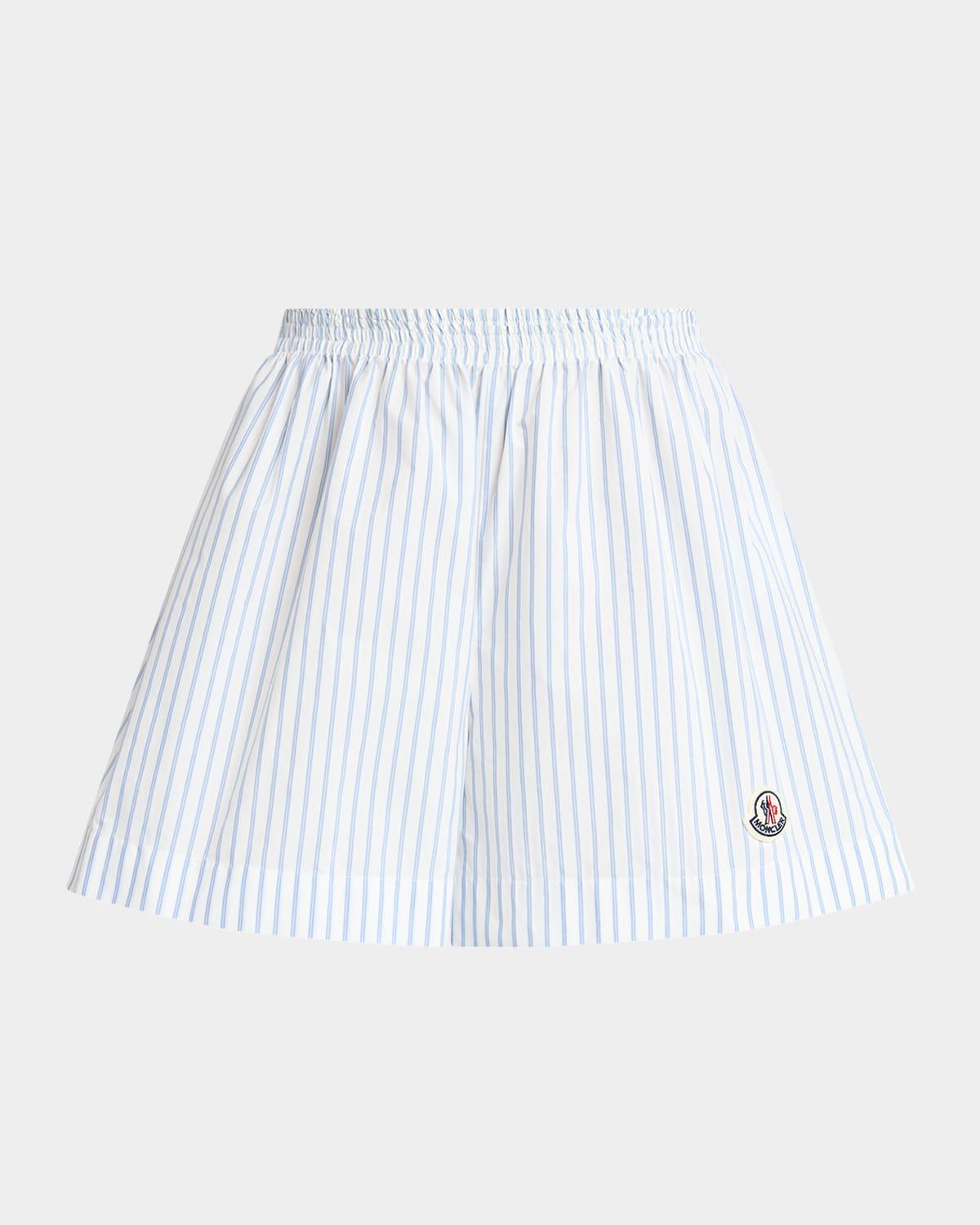 stripe pull-on boxer shorts