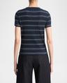 stripe short-sleeve crewneck tee