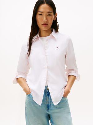 stripe stretch oxford regular fit shirt