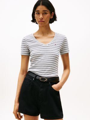 stripe v-neck favorite t-shirt