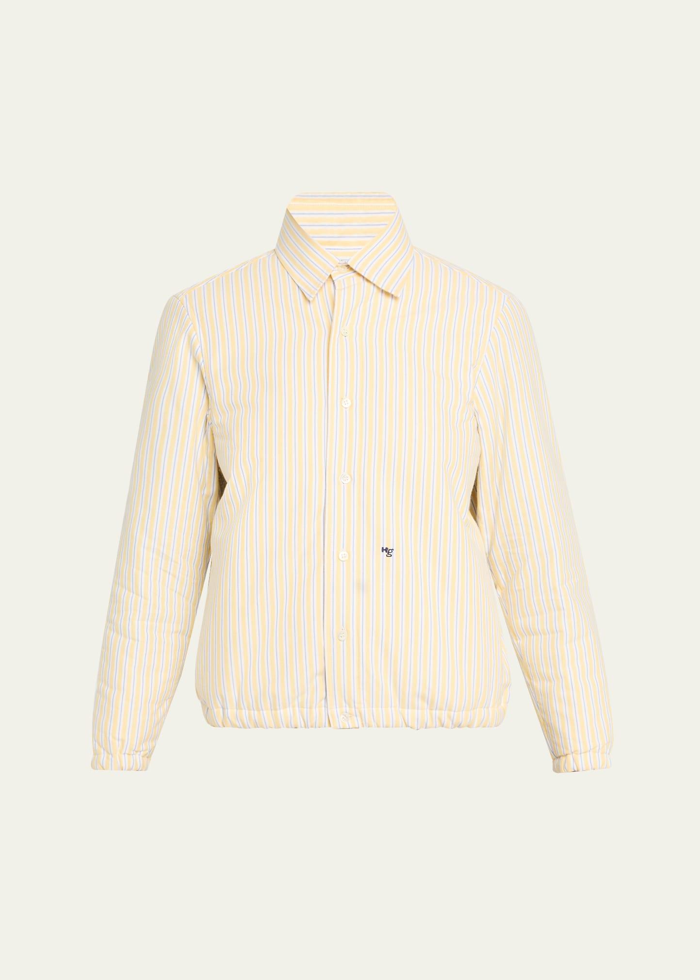 striped bomber jacket