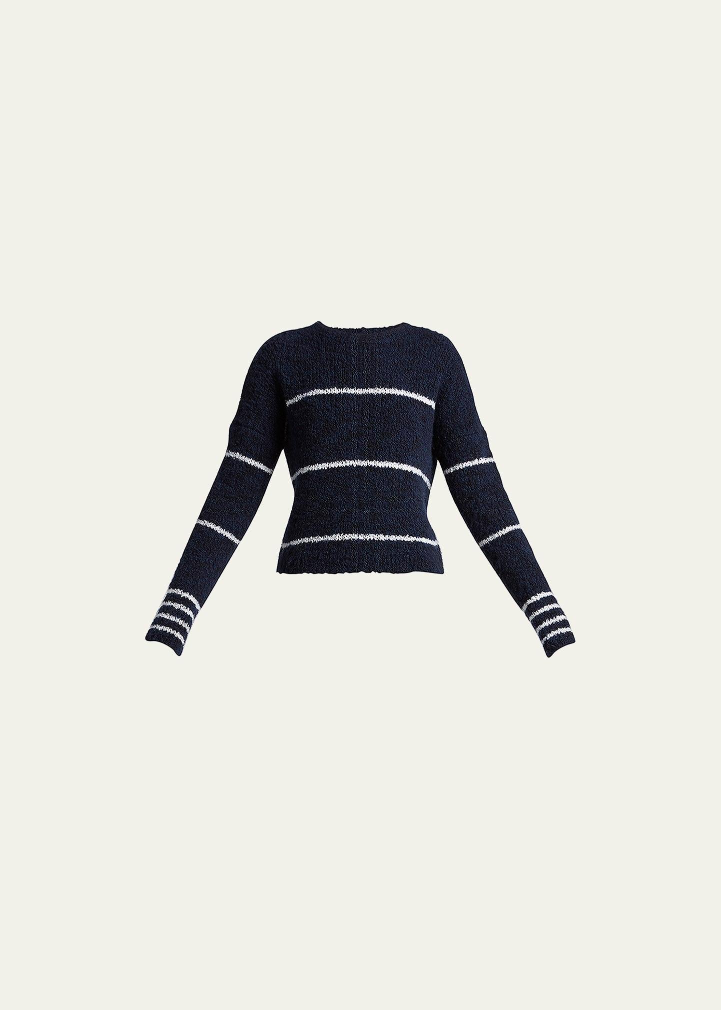 striped cashmere pullover