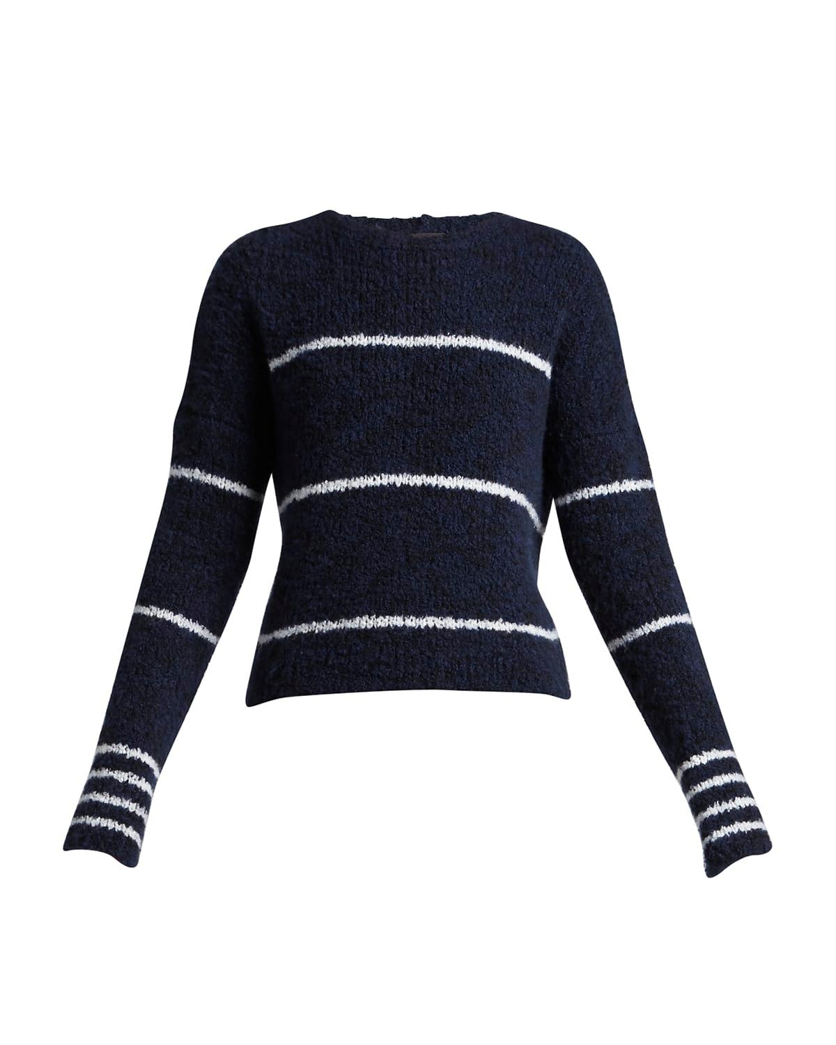 striped cashmere pullover