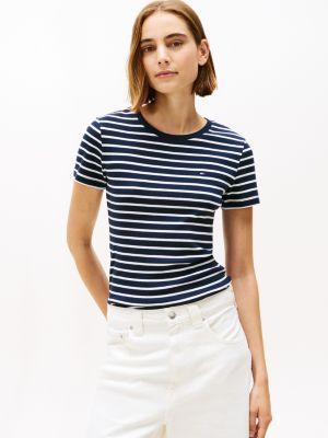 striped crewneck favorite t-shirt