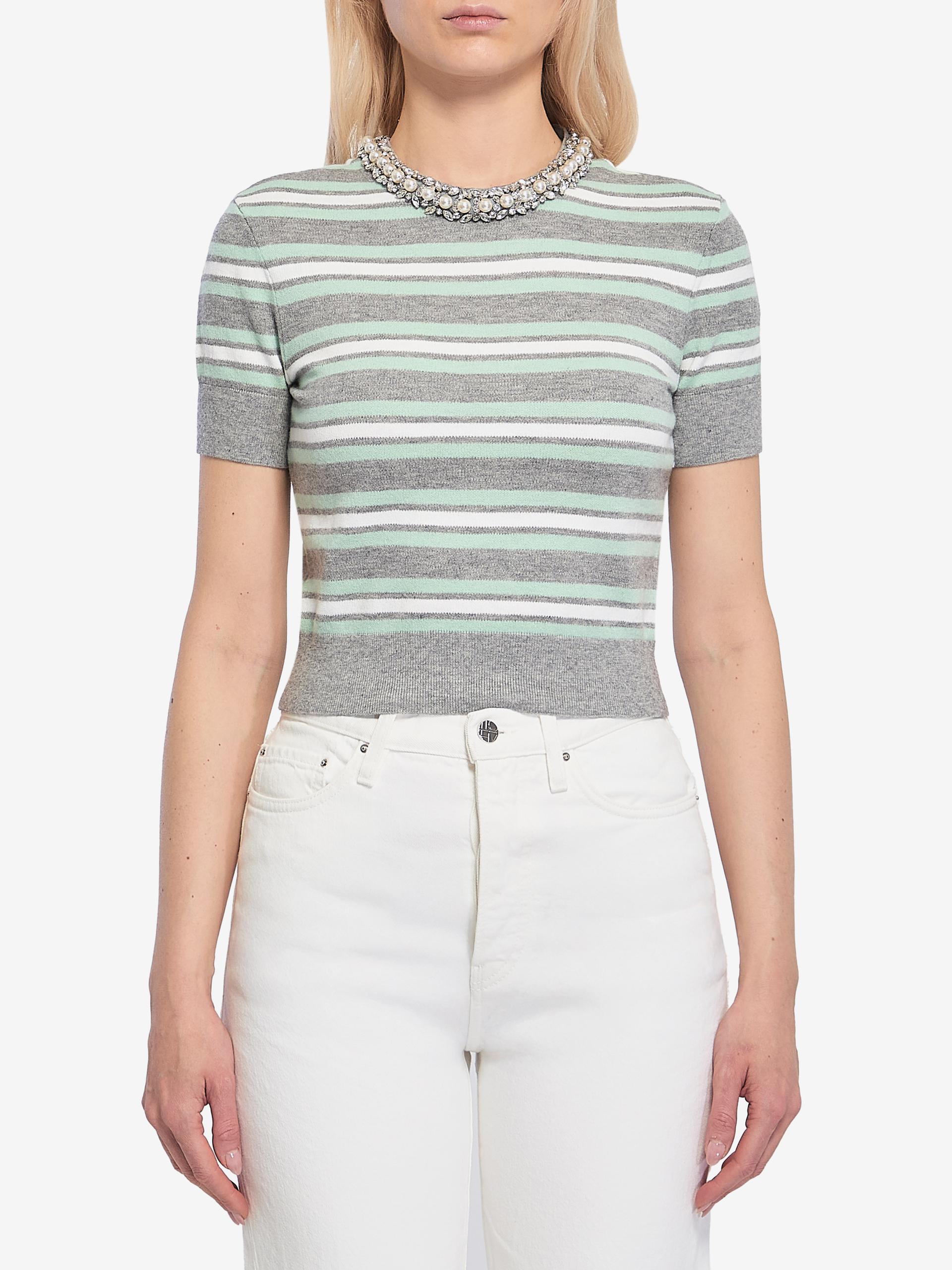 striped cropped tshirt