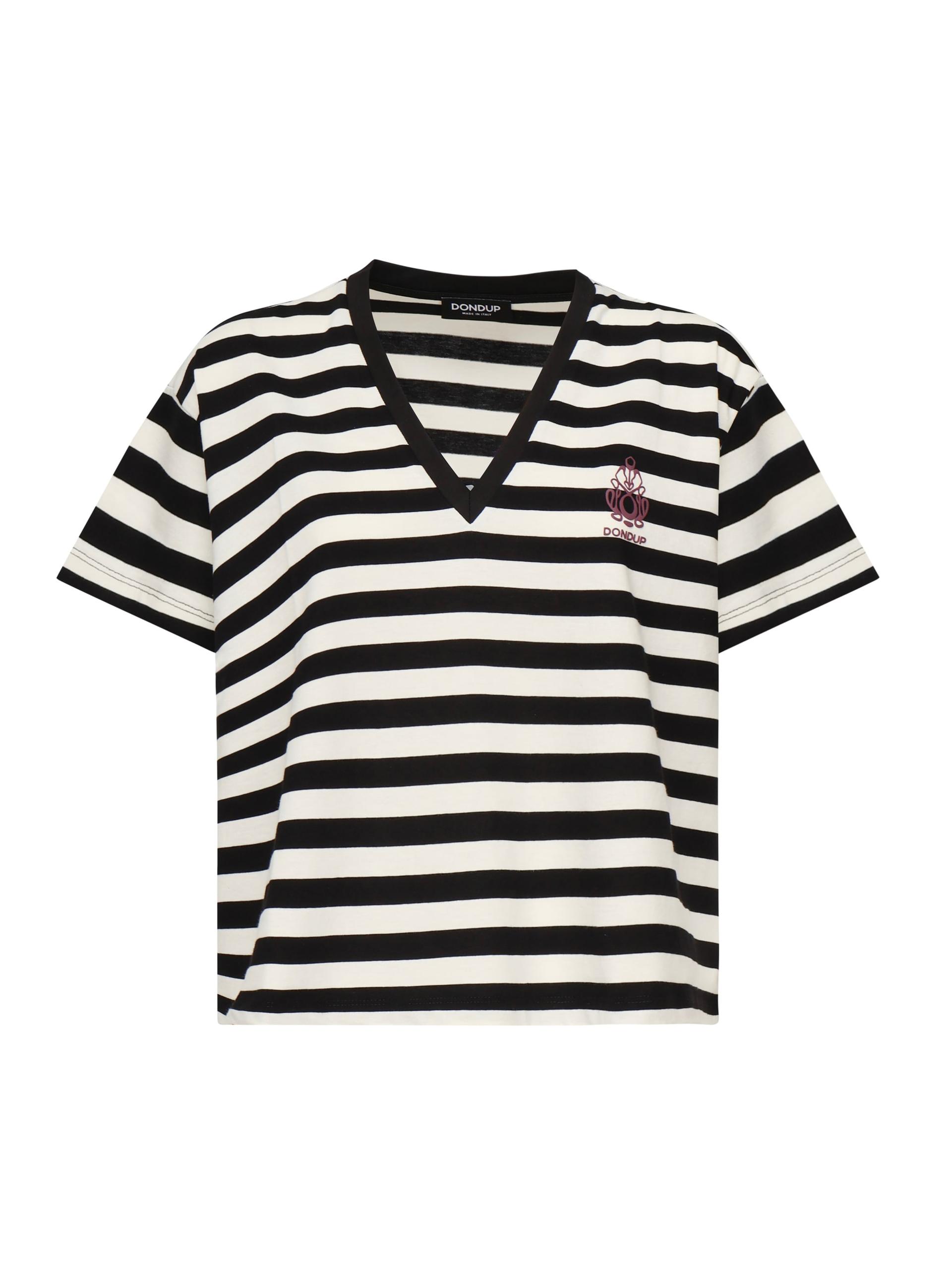 striped jersey t-shirt