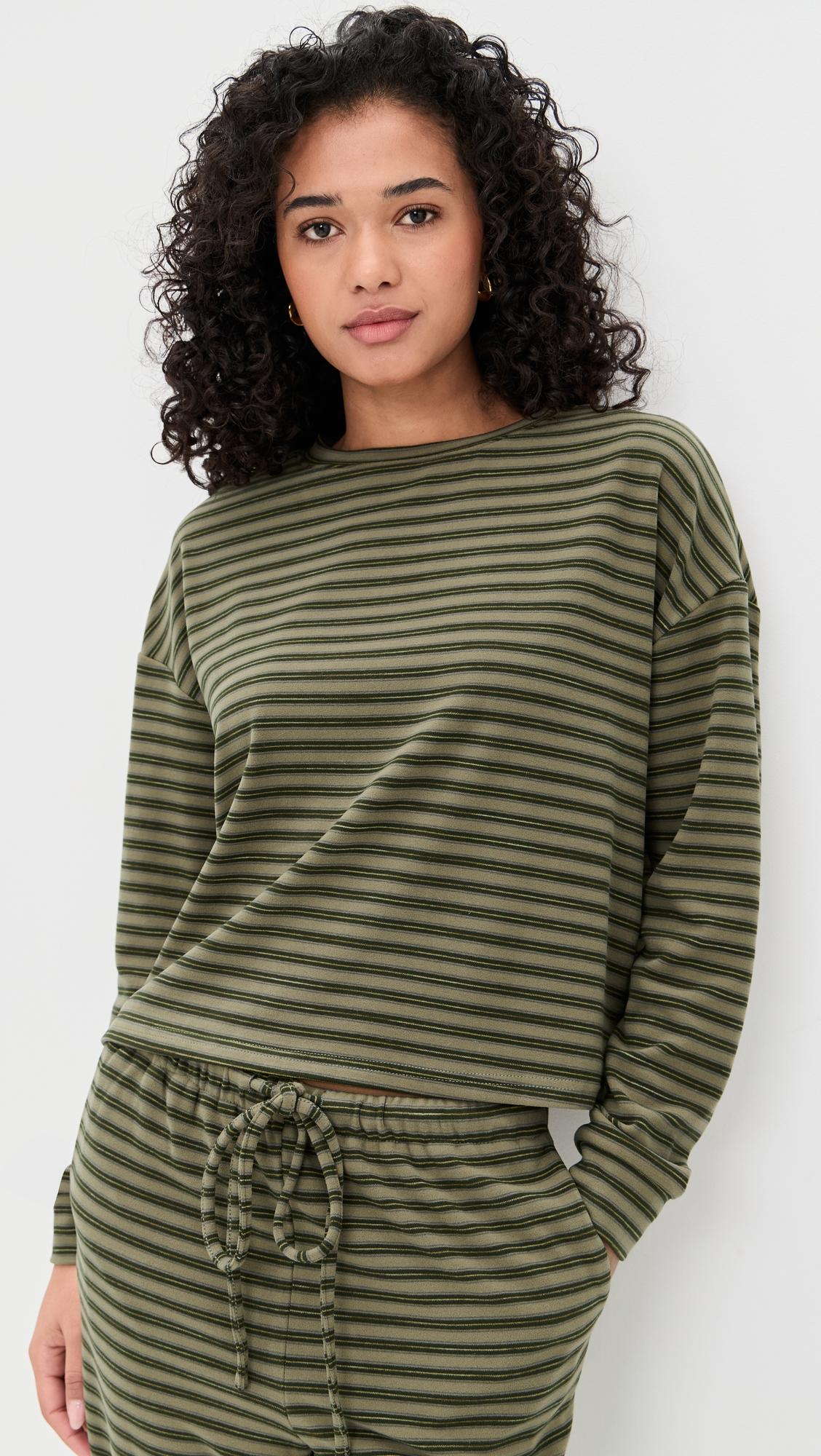 striped long sleeve tee