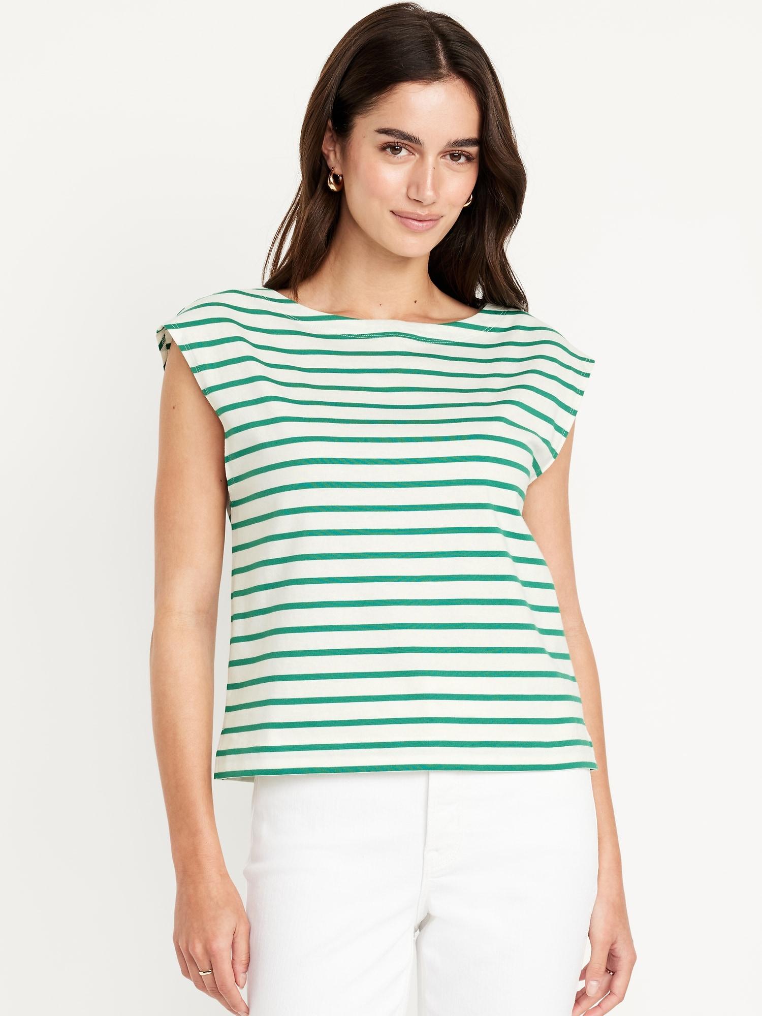 striped mariner top