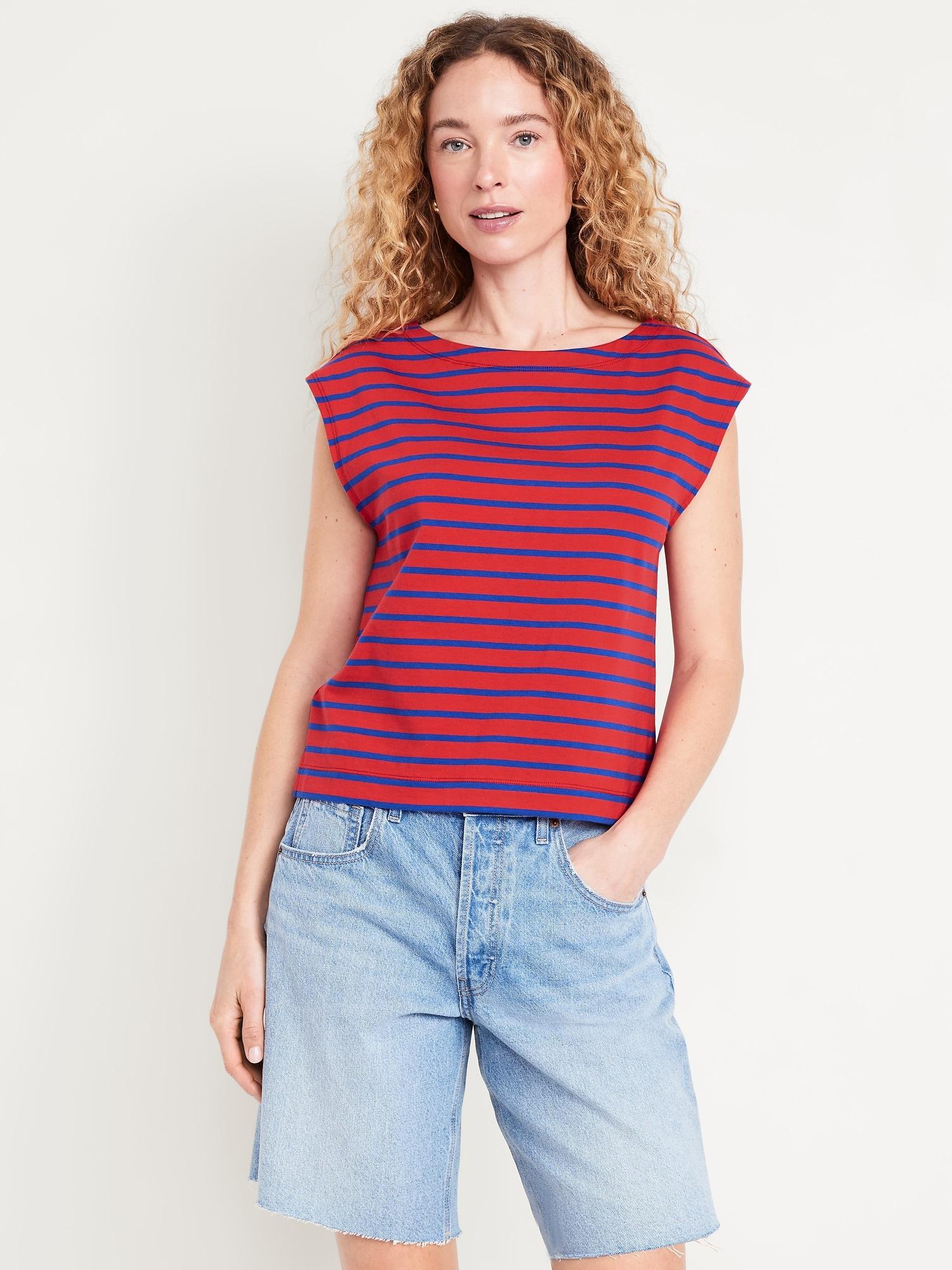 striped mariner top