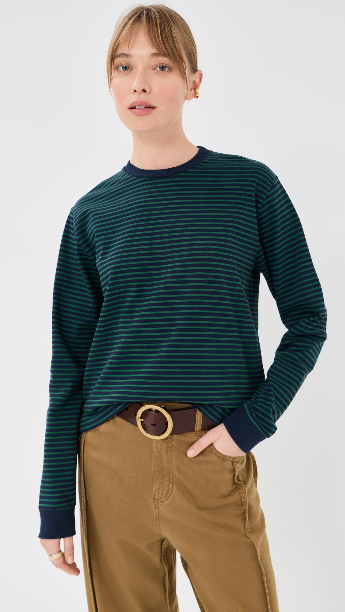 striped perfect long sleeve t-shirt