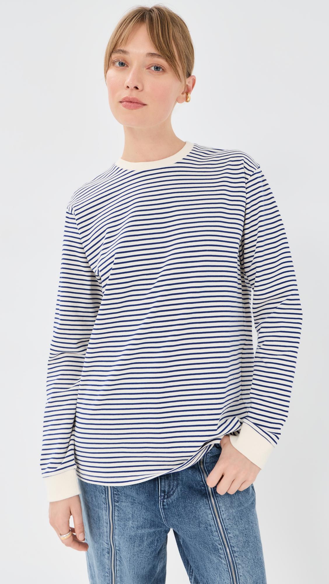 striped perfect long sleeve t-shirt