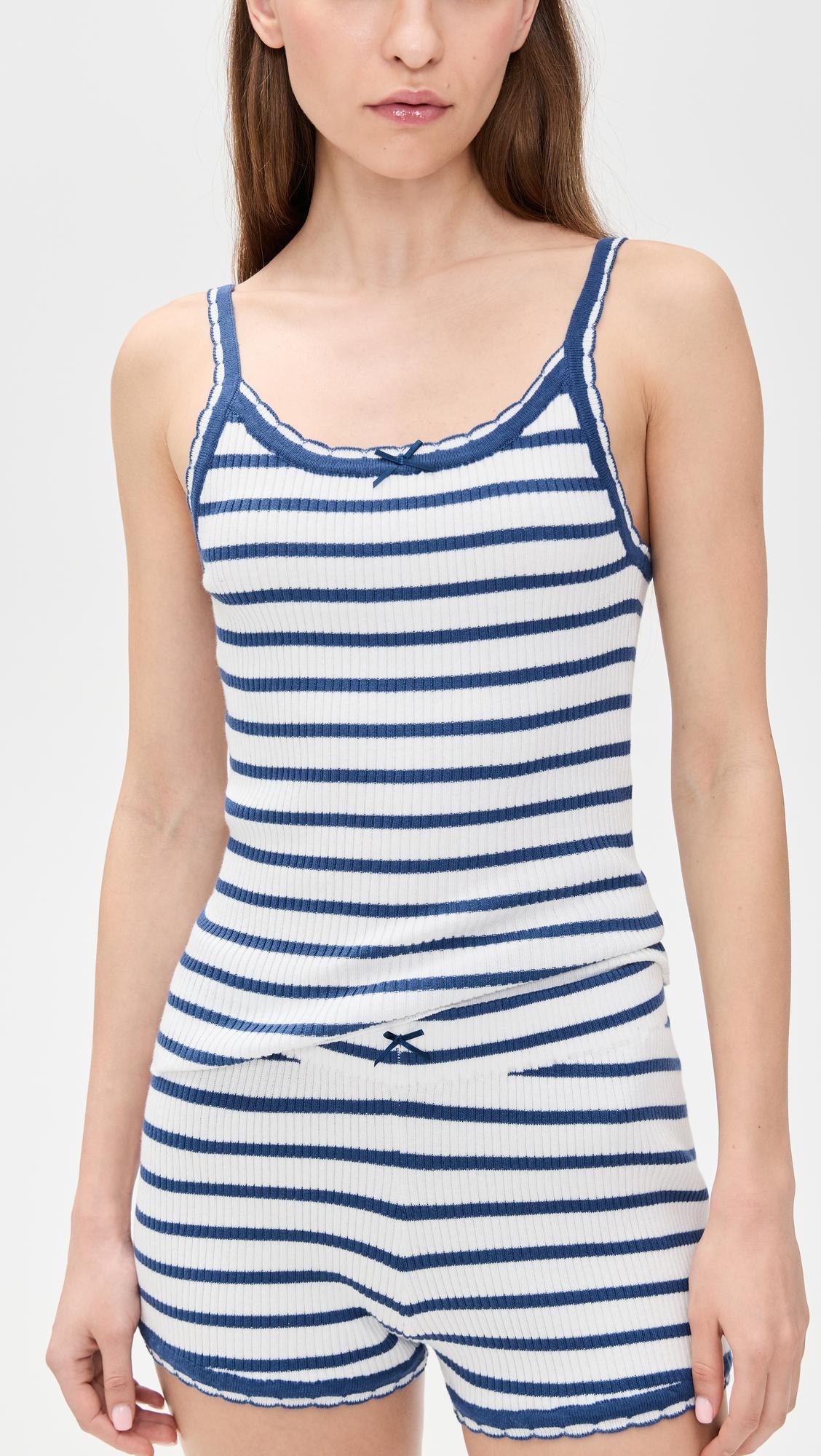 striped seaside cami top