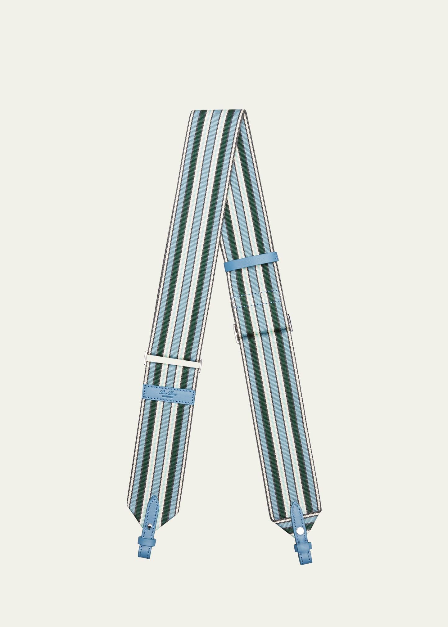 striped shoulder strap