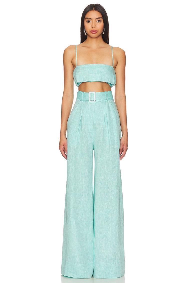structured bandeau crop top