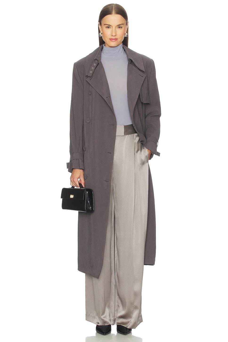 structured trench coat