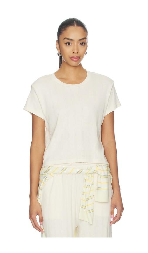 strut-this the ayla tee in ivory.