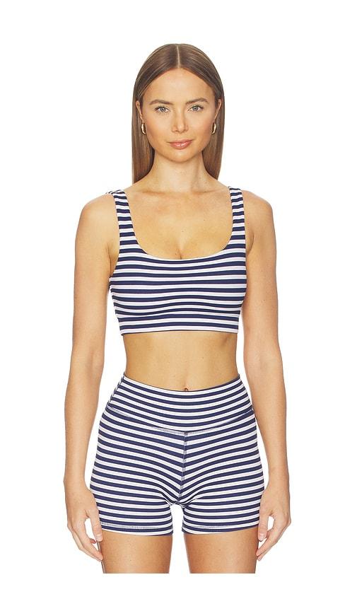 strut-this the jolie sports bra in navy.