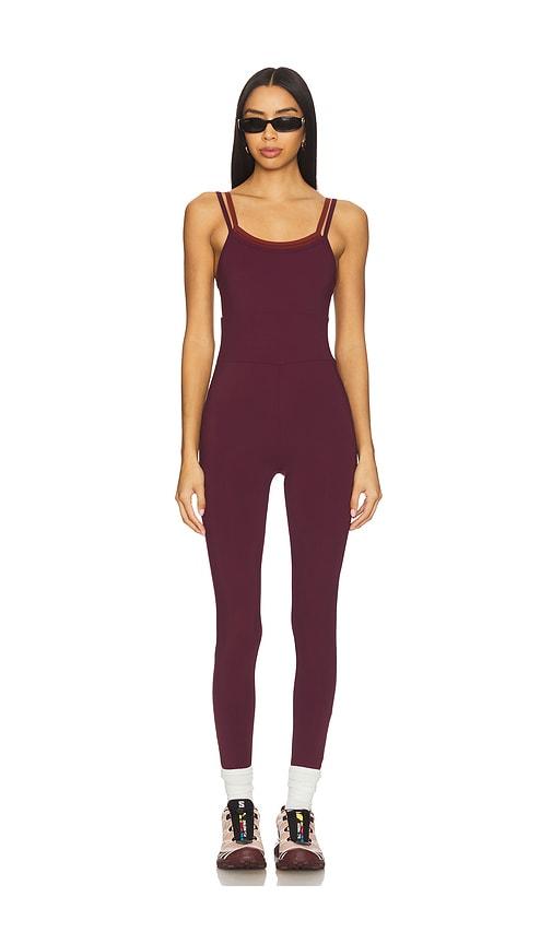 strut-this the rhett jumpsuit in purple.